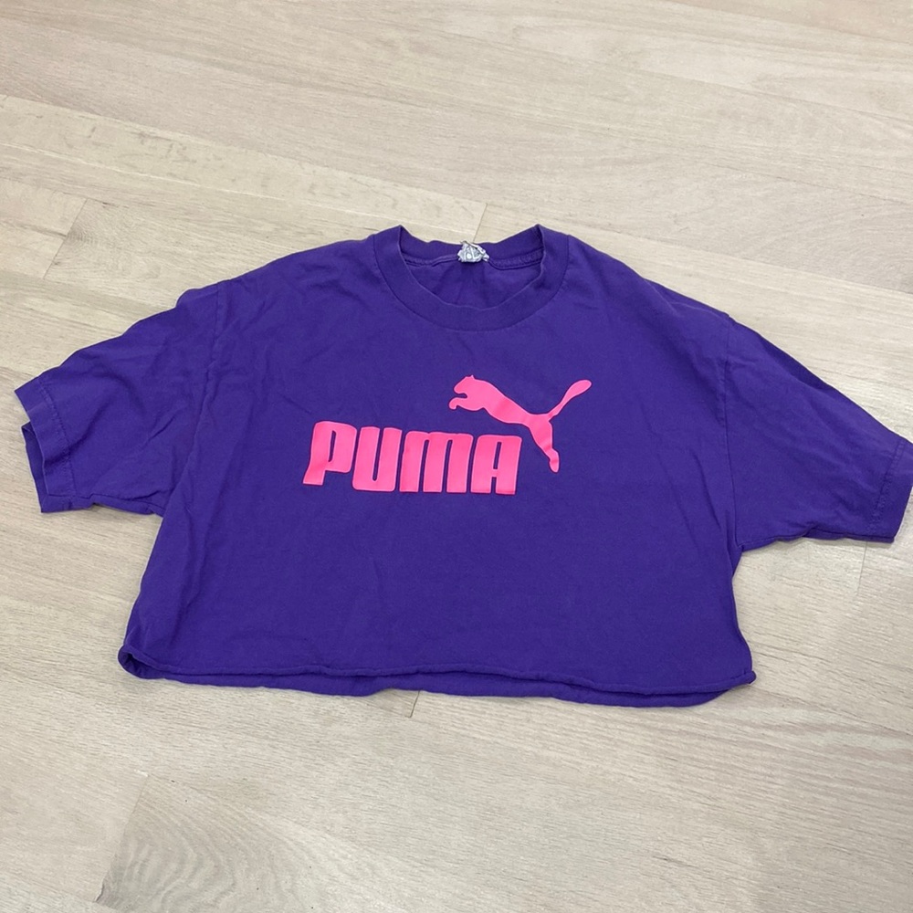 💜💕PUMA Crop Top Large